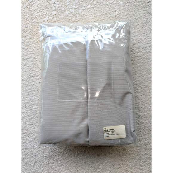 FRONTGATE Round Top Fire Table Cover 49 x 25" Paloma Theia - Picture 3 of 4